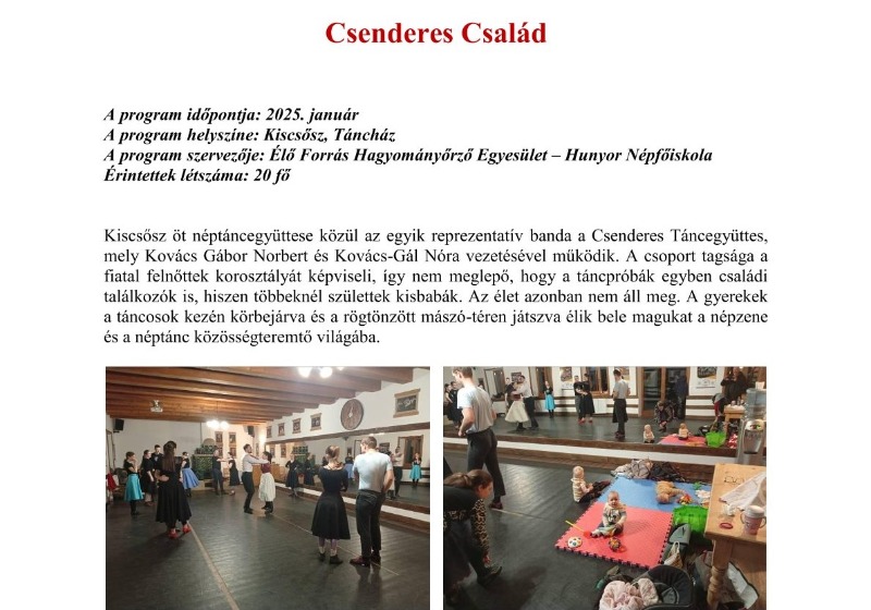 Családbarát Csenderes