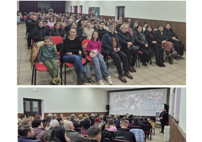 FILMKLUB - A Magyar Kultúra Napjához kapcsolódva került a filmvászonra a Magyar menyegző Hegyközszentimrén