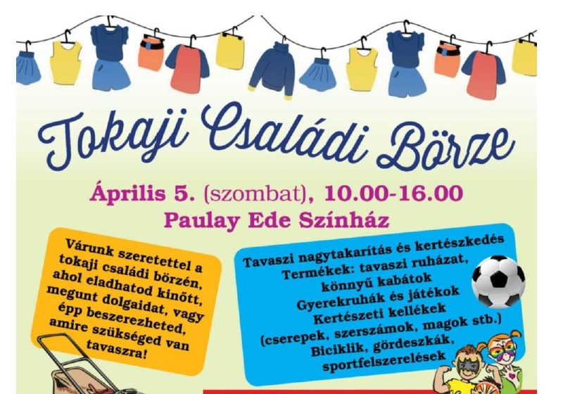 Húsvéti kézműves foglalkozás gyerekeknek és Baba-Mama Börze Tokajban