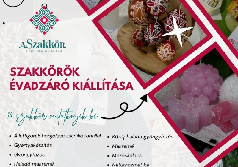 Az évad legszebb munkái egy helyen – Szakkörök évadzáró kiállítása 2026