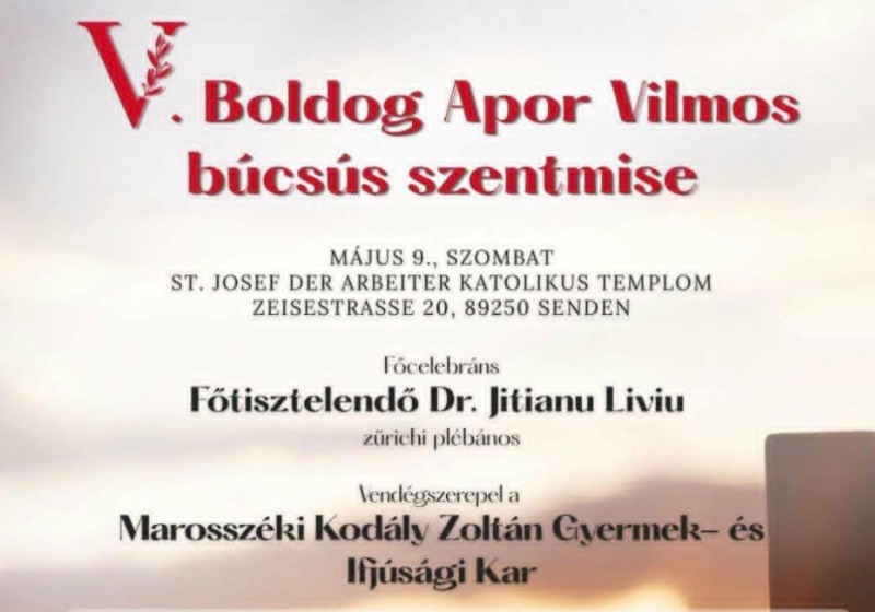 A Marosszéki Kodály Zoltán Gyermek és Ifjúsági Kar hangversenye a németországi Sendenben
