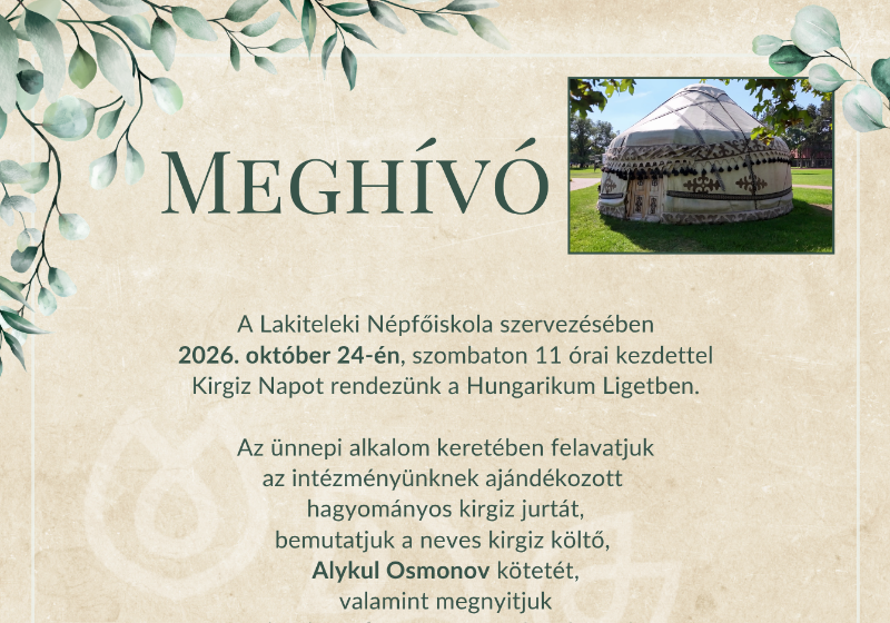 Kirgiz Nap a Hungarikum Ligetben