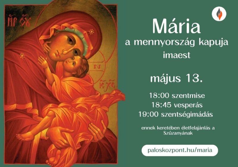 Mária, a mennyország kapuja imaest